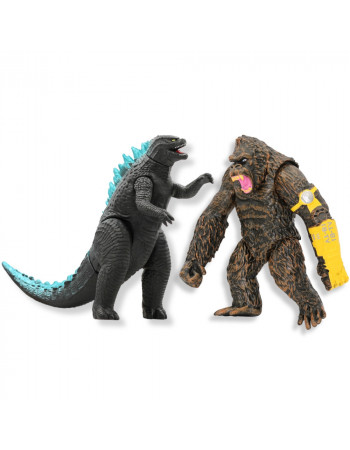 Набір фігурок Годзилл проти Кінг Конга з механічною рукою, 17см - Godzilla vs King Kong