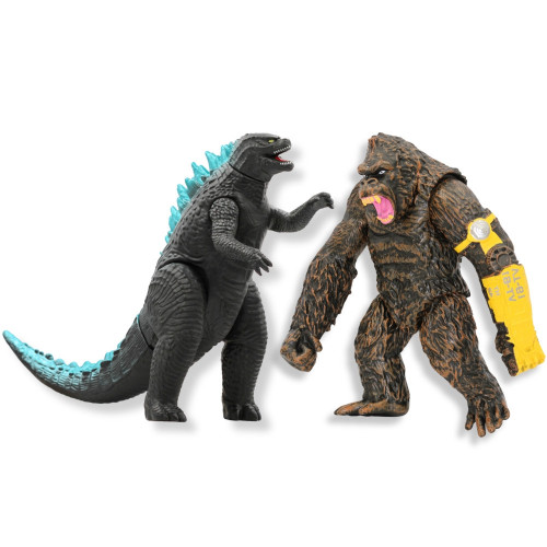 Набір фігурок Годзилл проти Кінг Конга з механічною рукою, 17см - Godzilla vs King Kong