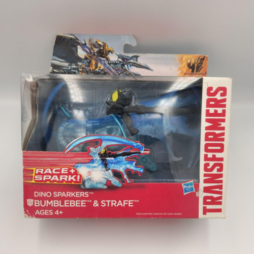 Уцінка - Бамблбі та дінобот Стрейф 'Трансформери 4' - BumblebeeStrafe, Dino Sparklers, TF4, Hasbro
