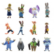 Набір фігурок 12в1 Зоотрополіс (Звірополіс) 4-7 см - Zootopia
