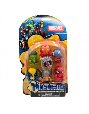 Набір іграшок антистрес сквіші Месники 6 шт - Advengers, Super Squishy, ​​Tor, Iron Man, Hulk, Spider Man