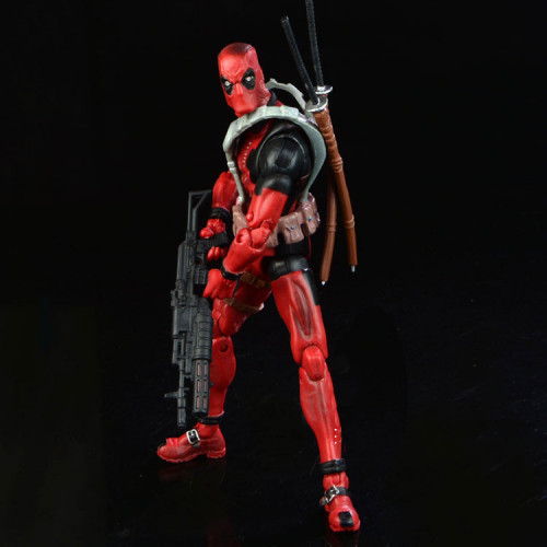 Реалістична фігурка Дедпула з набором аксесуарів - Deadpool, Marvel, 15СМ