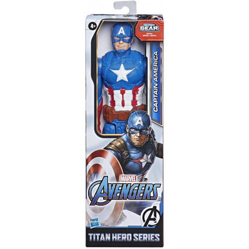 Іграшка Hasbro Капітан Америка, 30см - Captain America, Titan Hero Series Blast Gear, Avengers