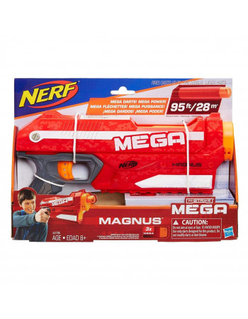 Бластер з мягкми кулями Магнус - Magnus, Blaster, Mega, Nerf, Hasbro (A4887)