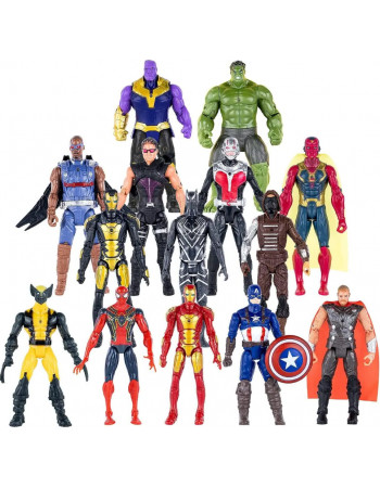 Набір фігурок 14в1 Месники, 17 см - Marvel, Avengers, action figures