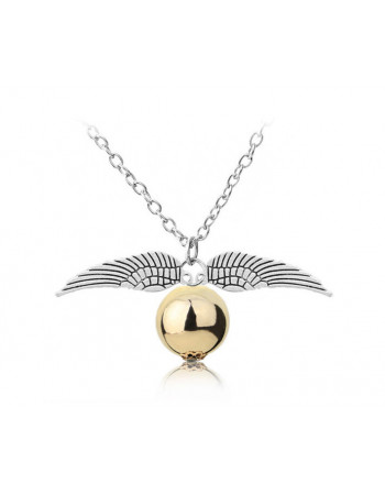 Ланцюжок з кулоном Золотий Снітч Гаррі Поттера з гри у квідич Harry Potter, Cosplay necklace