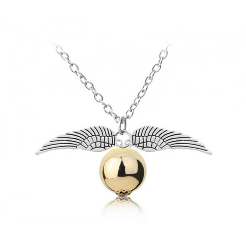 Ланцюжок з кулоном Золотий Снітч Гаррі Поттера з гри у квідич Harry Potter, Cosplay necklace