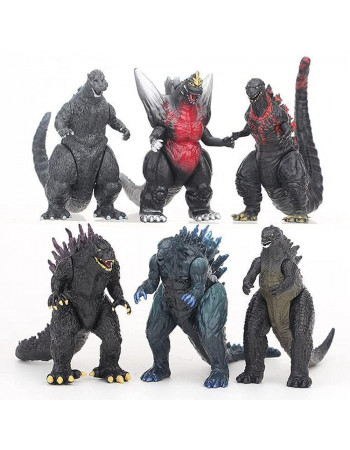 Набір фігурок 4в1 Годзілла проти Кінг-Конга, 4в1, 9 см - Godzilla vs King Kong, 4in1
