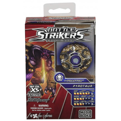 Вовчок нападаючий Піротар команди Привиди - Pyrotaur, Team Phantom, Battle Strikers, Mega Bloks