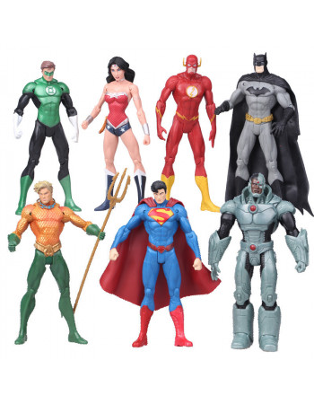 Фігурки супергероїв 7в1 'Ліга Справедливості' - Superheroes from Justice League, DC Comics