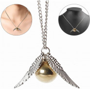 Ланцюжок з кулоном Золотий Снітч Гаррі Поттера з гри у квідич Harry Potter, Cosplay necklace