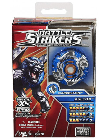 Вовчок нападник Аслеон команди Хижаки - Asleon, Team Predator, Battle Strikers, Mega Bloks