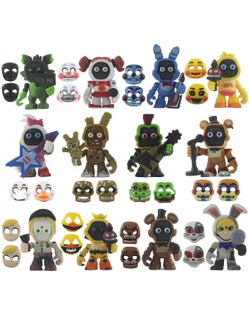 Набір фігурок ФНАФ П'ять ночей з Фредді, 12в1, 8-9 см - Five Nights на Freddy`s, Fnaf, Chica, Bonnie, Foxy