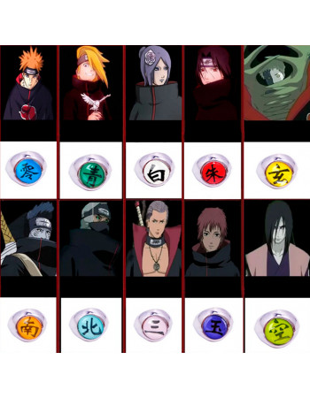 Кільце Дейдари клан Акацукі з логотипом Naruto - Deidara