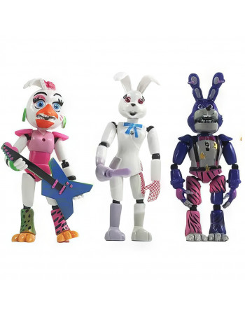 Набір ФНАФ Аніматроніки П'ять ночей з Фредді (розбірні), 14 см - FNAF