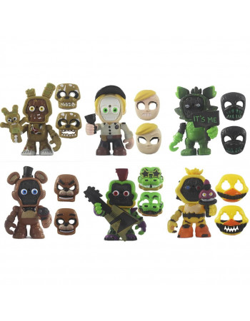 Набір фігурок ФНАФ П'ять ночей з Фредді 6в1, 8см - Five Nights на Freddy`s, Gator, Chica, Freddy, Vanessa, Foxy