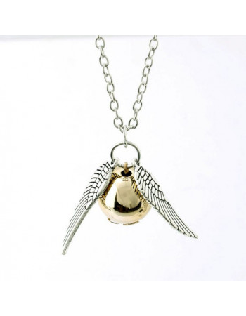 Ланцюжок з кулоном Золотий Снітч Гаррі Поттера з гри у квідич Harry Potter, Cosplay necklace