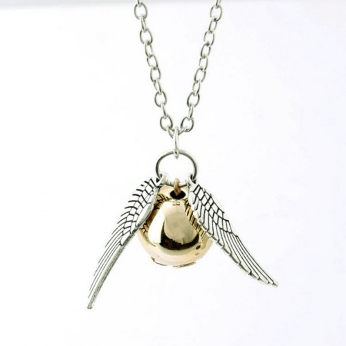 Ланцюжок з кулоном Золотий Снітч Гаррі Поттера з гри у квідич Harry Potter, Cosplay necklace