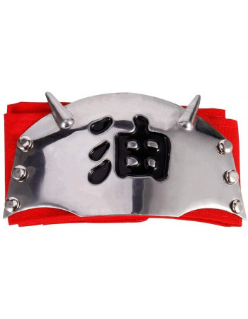 Пов'язка (червоний налобний протектор), Джирайя, із символікою гори Мьєбоку - Naruto, Cosplay