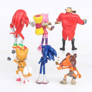 Набір Sonic Boom 18 шт Їжачок Супер Сонік 7 см — Sonic the Hedgehog