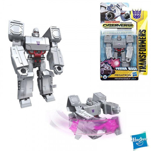 Робот танк Мегатрон Кібервсесвіт 10 см - Transformer, Hasbro, Megatron, Fusion Mace, Cyberverse