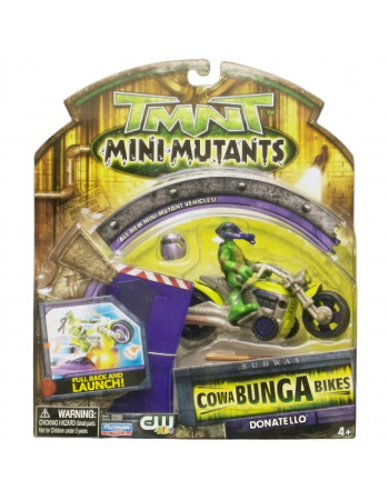 Набір міні-фігурка Донателло з мотоциклом - Mini Subway Cowabunga Bikes Donatello, 4Kids, Playmates