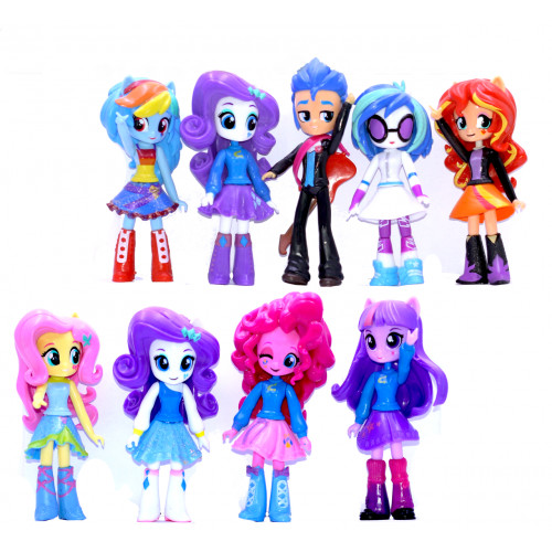 Фігурки Дівчата з Еквестрії 9в1, 13 см - My Little Pony, Equestria Girls