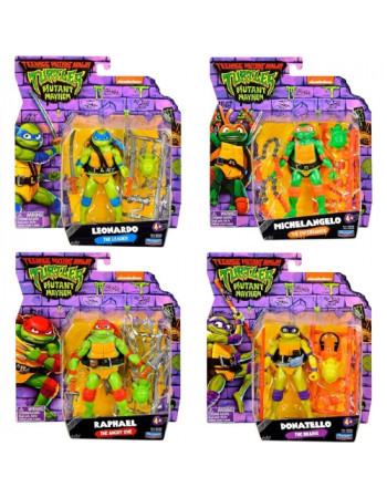 Фігурки Playmates 4в1 із м\ф Черепашки ніндзя Погром мутантів, 12 см - TMNT, Nickelodeon