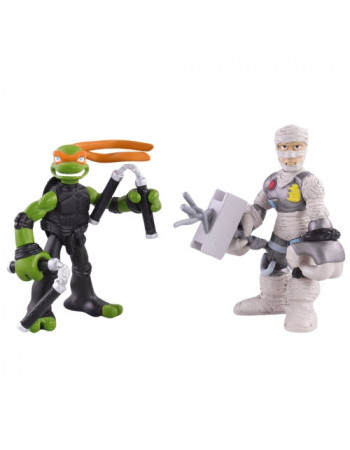 Набір міні-фігурок Мікеланджело і Щурячий король - Michelangelo and Rat King, Mini Mutants, 7СМ, Playmates