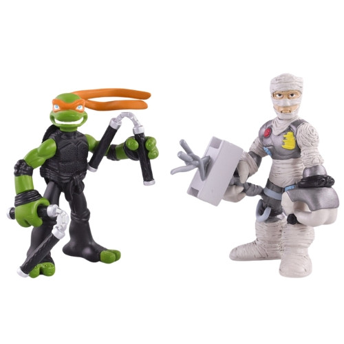 Набір міні-фігурок Мікеланджело і Щурячий король - Michelangelo and Rat King, Mini Mutants, 7СМ, Playmates