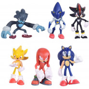 Набір Sonic Boom 18 шт Їжачок Супер Сонік 7 см — Sonic the Hedgehog