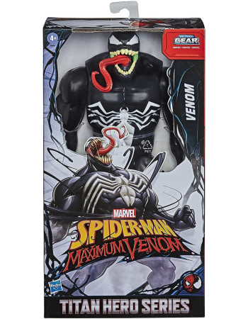 Велика іграшка Hasbro Веном 30см - Venom Maximum, Titan Hero Series Blast Gear, Avengers