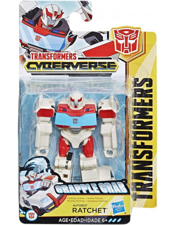 Робот-трансформер Hasbro Ретчет, кібервсесвіт, 10 см - Transformers Cyberverse Grapple Grab
