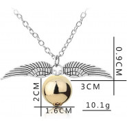 Ланцюжок з кулоном Золотий Снітч Гаррі Поттера з гри у квідич Harry Potter, Cosplay necklace