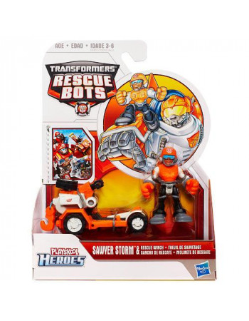 Сойєр Шторм із рятувальною лебідкою 'Боти рятувальники' - Rescue Bots, Playskool, Hasbro