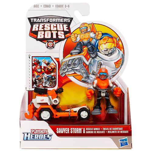 Сойєр Шторм із рятувальною лебідкою 'Боти рятувальники' - Rescue Bots, Playskool, Hasbro