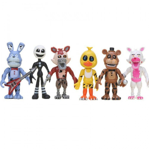 Ігровий набір П'ять ночей у Фредді, Кошмарний Фредді, 6в1, 9 см - Five nights at freddy's