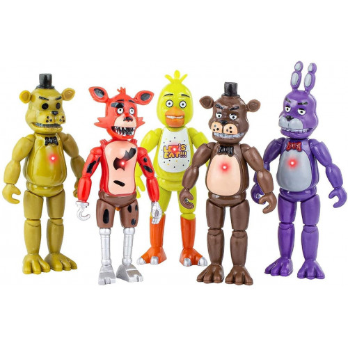 Набір фігурок П'ять ночей з Фредді, 5в1, 14 см - Five Nights at freddy's
