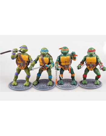 Набір класичних фігурок 'Черепашки Ніндзя', 4в1, 15 см - Ninja Turtles, TMNT 1988