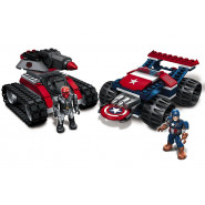 Конструктор 156 дет. Капітан Америка проти Червоного Черепа - Captain America Red vs Skull, Mega Bloks