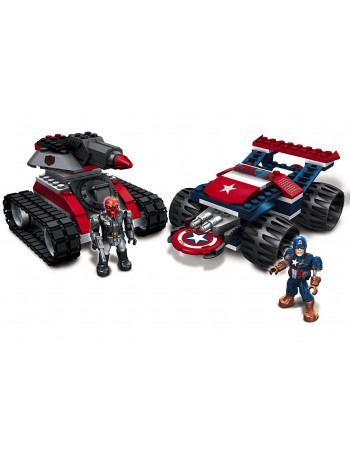 Конструктор 156 дет. Капітан Америка проти Червоного Черепа - Captain America Red vs Skull, Mega Bloks