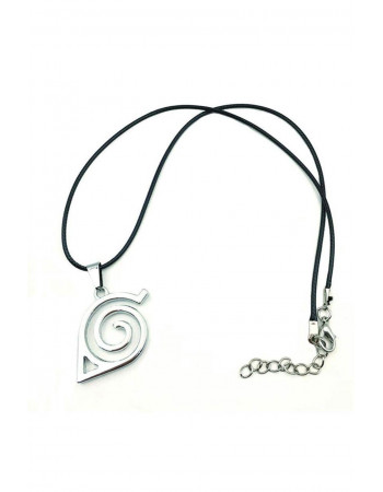 Аксесуар Наруто ланцюжок-шнурок з кулоном 'Прихований Лист', 52 см - Naruto Necklace