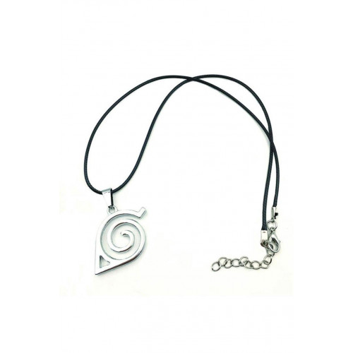 Аксесуар Наруто ланцюжок-шнурок з кулоном 'Прихований Лист', 52 см - Naruto Necklace