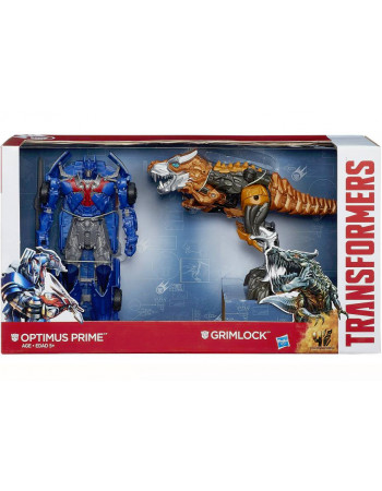 Іграшки трансфомери 2в1 Hasbro Грімлок та Оптімус Прайм, 22 см - Grimlock  Optimus Prime