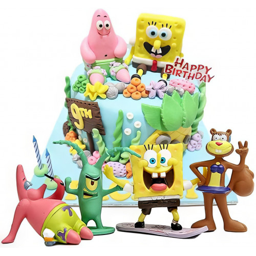 Набір фігурок Губка Боб, 8в1 - Spongebob