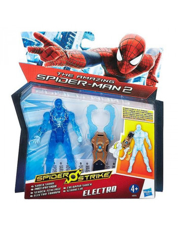Фігурка Hasbro Електро з к/ф Людина павук з аксесуарами, 10 см - Electro, Spider Strike