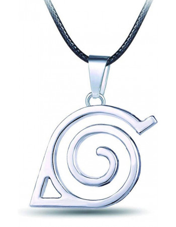 Аксесуар Наруто ланцюжок-шнурок з кулоном 'Прихований Лист', 52 см - Naruto Necklace