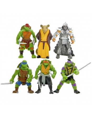 Набір фігурок 6в1 Черепашки Ніндзя, 5см - TMNT