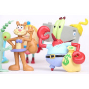 Набір фігурок Губка Боб, 12 шт, 8 см - Spongebob squarepants pack