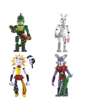 Набір ФНАФ Аніматроніки П'ять ночей з Фредді (розбірні), 14 см - FNAF